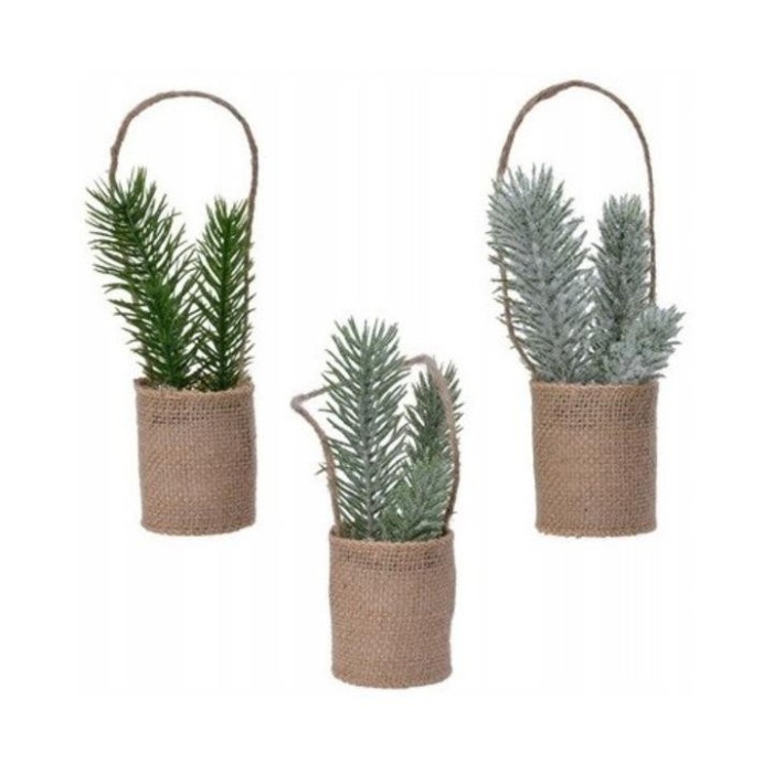 MINI ALBERO IN BAG JUTA VERDE